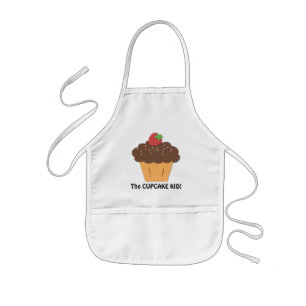 De Cupcake-Kind Sweet Apron Kinder Schort