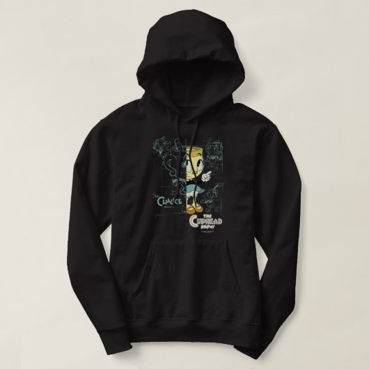De Cuphead Show Ms. Chalice Half Sketch Premium Hoodie (Design voorkant)