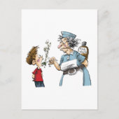 De Cursing Cure. Briefkaart (Voorkant)