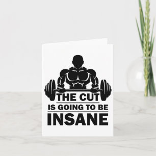 De cut wordt waanzinnig grappige fitness 1 kaart