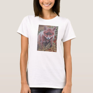 De Cute Red Fox Kit T-shirt