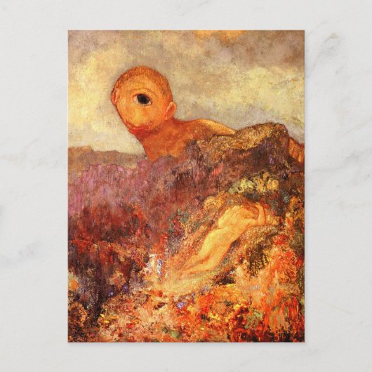 De cyclops briefkaart (Voorkant)