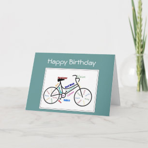 De Cyclus van de Fiets van de Groet van de Kaart