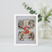 "De cyclus van een eeuw" - zanger Advert. Briefkaart (Staand voorkant)