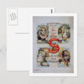 "De cyclus van een eeuw" - zanger Advert. Briefkaart (Voorkant / Achterkant)