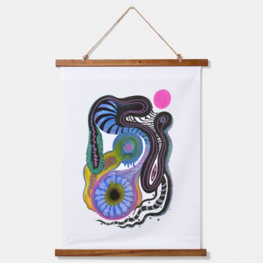 De cyclus van het leven hangend wandkleed (Voorkant)