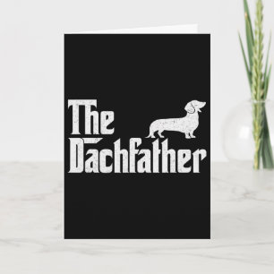 De Dachshund Grappige Wiener Hond Cadeaus Voor Man Kaart