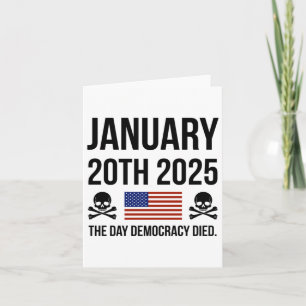 De dag dat de democratie doodging kaart