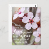 "De dag dat de Heer..." Briefkaart (Voorkant / Achterkant)