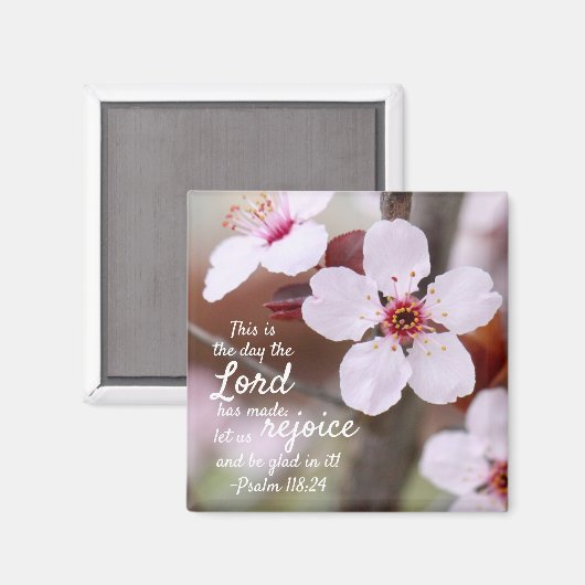 "De dag dat de Heer..." Magnet Magneet (Voorkant / Achterkant)