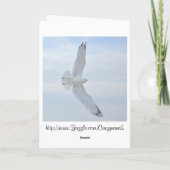 De dag dat God je thuis bracht Kaart (Achterkant)