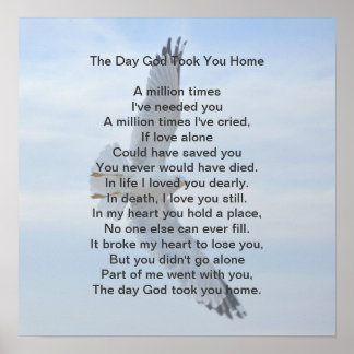 De dag dat God je thuis bracht Poster