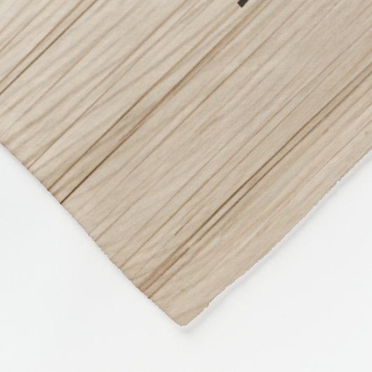 De dag dat ik je ontmoette gepersonaliseerde aange fleece deken (Hoek)