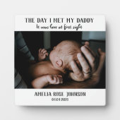 De dag dat ik mijn papa foto-Keepslag ontmoette Fotoplaat (Voorkant)