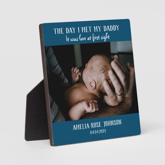 De dag dat ik mijn vader ontmoette. fotoplaat (Voorkant)