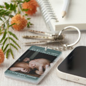 De dag dat ik mijn vader ontmoette sleutelhanger (Voorkant Rechts)