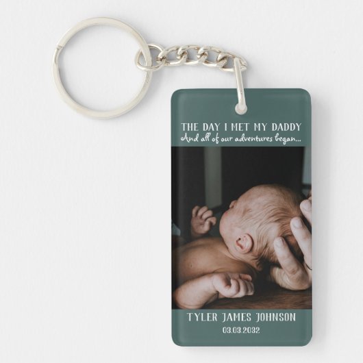 De dag dat ik mijn vader ontmoette sleutelhanger (Voorkant)