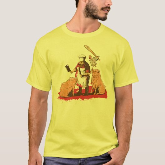 De dag dat voedsel teruggevuurd werd t-shirt (Voorkant)