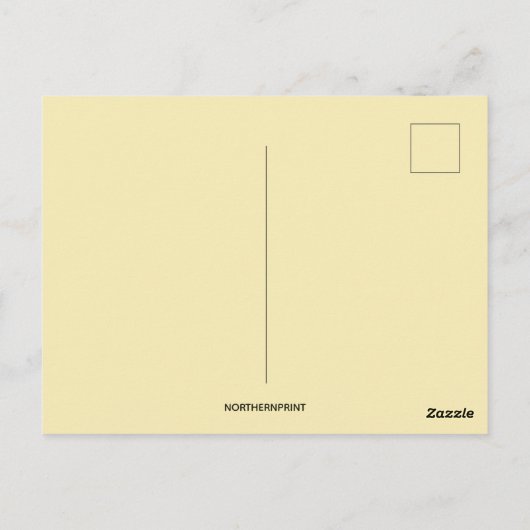 de dag dat we 4 juli vieren briefkaart (Achterkant)