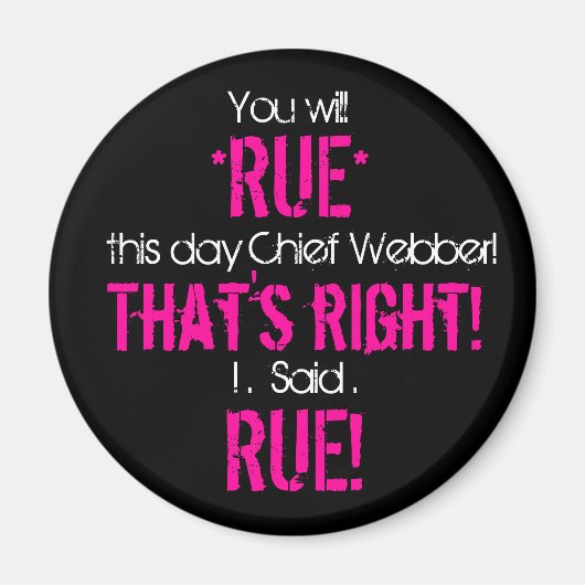 De dag doornemen, Chief Magneet (Voorkant)