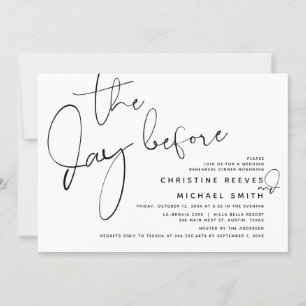 De dag ervoor, de dag voor de repetitie van het hu kaart