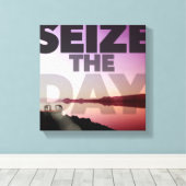 De dag innemen canvas afdruk (Insitu (Houten vloer))