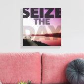 De dag innemen canvas afdruk (Insitu (Woonkamer))