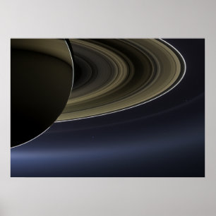 De Dag van de Aarde glimlachte   Cassini   Saturnu Poster