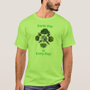 De Dag van de Aarde is Elke Dag T-shirt