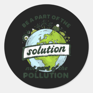 De Dag van de Aarde maakt deel uit van de oplossin Ronde Sticker