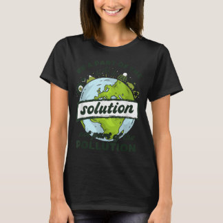 De Dag van de Aarde maakt deel uit van de Oplossin T-shirt