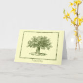 De Dag van de as Kaart (Gele Bloem)