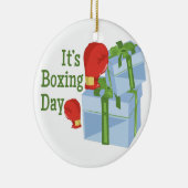 De dag van de boxing keramisch ornament (Rechts)