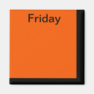 De Dag van de Code van de kleur van Week Magnet he Magneet