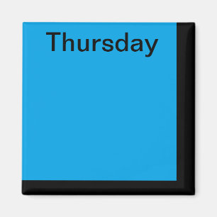 De Dag van de Code van de kleur van Week Magnet he Magneet