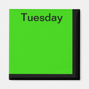 De Dag van de Code van de kleur van Week Magnet he Magneet