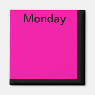 De Dag van de Code van de kleur van Week Magnet he Magneet