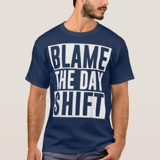 De dag van de dienst Verschuiving Kleurenhelling N T-shirt