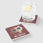 De dag van de dode koffer stenen onderzetter (Zijkant)