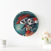 De dag van de dode skeletovers grote klok (Huis)