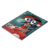 De dag van de dode skeletovers notitieboek (Linkerzijde)