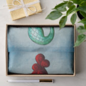 De dag van de dood en de levendige zeemeermin tissuepapier (Geschenk)