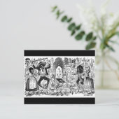 De dag van de dood, Mexico. Circa begin jaren 1900 Briefkaart (Staand voorkant)