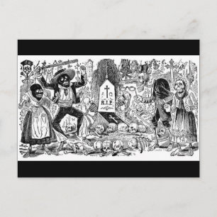 De dag van de dood, Mexico. Circa begin jaren 1900 Briefkaart