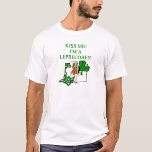 de dag van de eerste patrick leprechaun - joodse i t-shirt