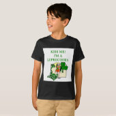 de dag van de eerste patrick leprechaun - joodse i t-shirt (Voorkant volledig)