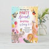 De dag van de geboorte van het Safari-Oerwoud van  Kaart (Staand voorkant)