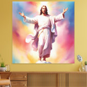 De Dag van de Heer Jezus Canvas Afdruk (Insitu (Woonkamer))