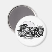 De dag van de moeder magneet (Voorkant / Achterkant)