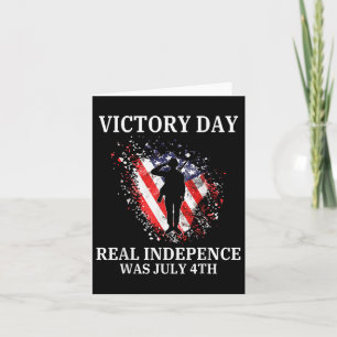 De dag van de overwinning was 4 juli kaart